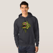 Funny fish hoodie パーカ (正面フル)
