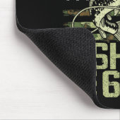 Funny Fishing Boy Teens Kid Camouflage Usa Flag B  マウスパッド (コーナー)