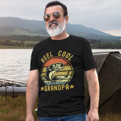 Funny Fishing Dad Reel Cool Grandpa Vintage Tシャツ