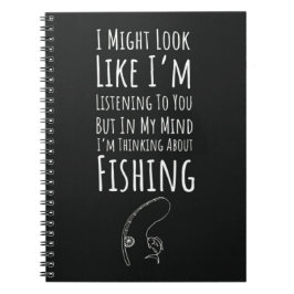 Funny Fishing Gifts Humorous Fisherman Hobby Sport ノートブック