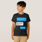Funny Fishing Message Humor Fisher Gift Dad Father Tシャツ (正面フル)