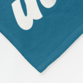 Funny Fishing Quote Hooked On B Fishing  フリースブランケット (角)