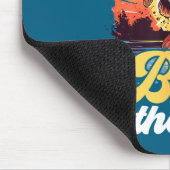 Funny Fishing Quote Hooked On B Fishing マウスパッド (コーナー)