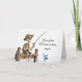 Funny Fishing Quotes Cards カード (裏面)