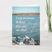 Funny Fishing Retirement Card カード (正面)
