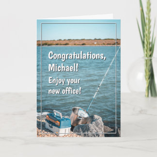 Funny Fishing Retirement Card カード