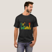 Funny Fishing T  The Rodfather Mens Fathers Day Tシャツ (正面フル)