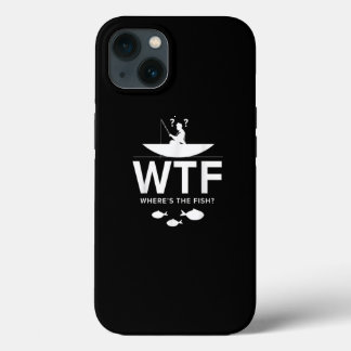 Funny Fishing Where's The Fish Fisherman iPhone 13ケース