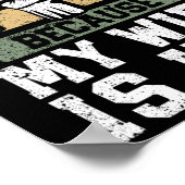 Funny Fitness Gym Lover I Workout Because My Wife  ポスター (角)