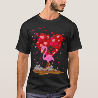 Funny Flamingo Bird Lover Flamingo Valentine's Day Tシャツ