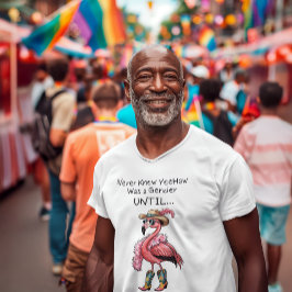 Funny Flamingo Rodeo Drag Queen LGBTQ Tシャツ