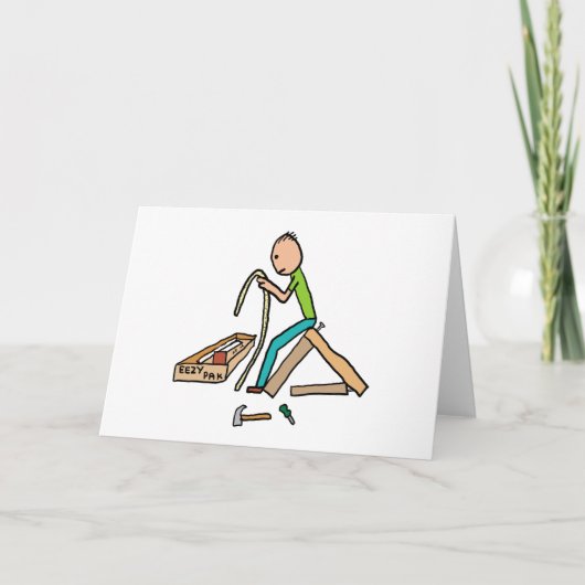 Funny Flat Pack Self-Assembly カード (正面)