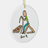 Funny Flat Pack Self-Assembly セラミックオーナメント (右)