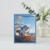 Funny Florida Keys Postcard ポストカード (スタンド正面)