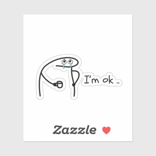 Funny Flork Meme Die-Cut Sticker - Custom Hand-Dra シール (シート)