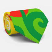 Funny Flower Power Wallpaper ネクタイ (ロール)