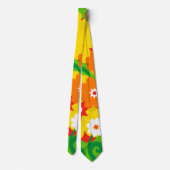 Funny Flower Power Wallpaper ネクタイ (裏面)