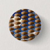 Funny Flying Potatoes Space Potato Photo Pinback 缶バッジ (正面)