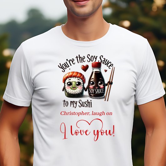 Funny Food Gift for Him Valentine Men T-Shirt Tシャツ