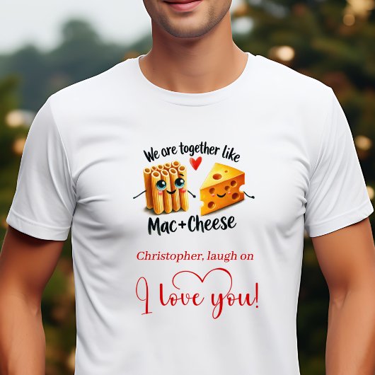 Funny Food Love Gift Personalized Valentine Shirt Tシャツ
