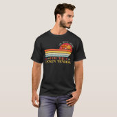 Funny Food Lover Retro I'M Just Here For The Tシャツ (正面フル)