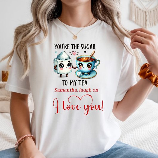 Funny Food Personalized Cute Valentine Gift Tシャツ