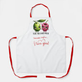 Funny Food Personalized Romantic Love Gift Apron エプロン (正面)