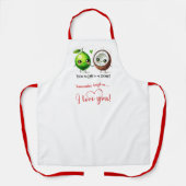Funny Food Personalized Sweet Valentine Apron エプロン (正面)