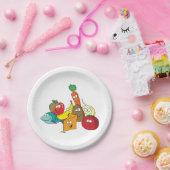 Funny Food With Faces ペーパープレート (パーティー)