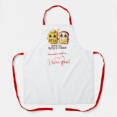 Funny Foods Personalized Best Valentine Gift Apron エプロン (正面)