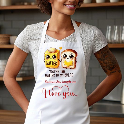 Funny Foods Personalized Best Valentine Gift Apron エプロン