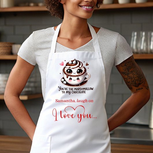 Funny Foods Personalized I Love You Gift Apron エプロン