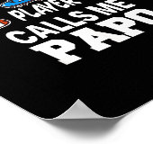 Funny Football Dad Pride Pa Fan Srts Family ポスター (角)