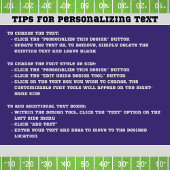 Funny Football Game Day Snack on Third Down ペーパープレート