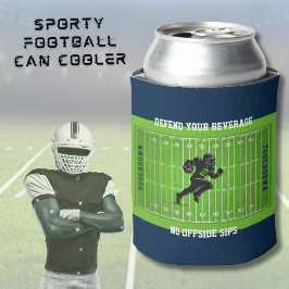 Funny Football Party Favor Beverage Can Cooler 缶クーラー