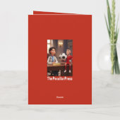 Funny Football Themed Birthday Card カード (裏面)