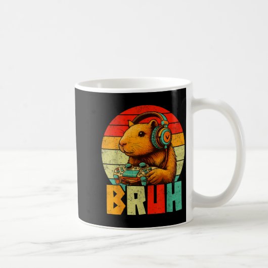 Funny For Capybara Lovers Mens Boys Kids Graphics  コーヒーマグカップ (右)