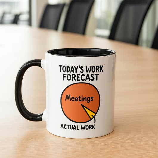 Funny for Coworkers with Too Many Meetings マグカップ