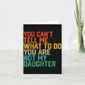 Funny For Father Dad From Daughter Father's Day Da カード (正面)