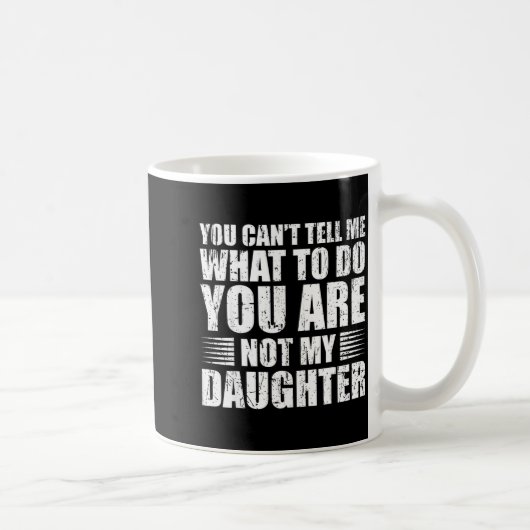 Funny For Father Dad From Daughter Father's Day Da コーヒーマグカップ (右)
