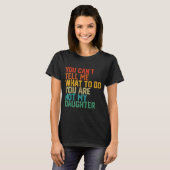 Funny For Father Dad From Daughter Father's Day Da Tシャツ (正面フル)