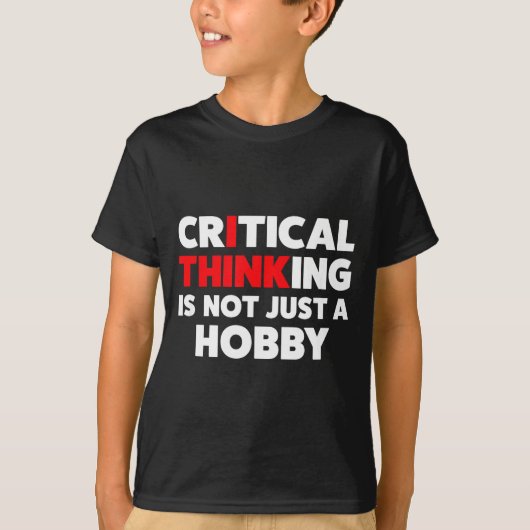 Funny For Skeptics - Critical Thinking Quotes Scie Tシャツ (正面)