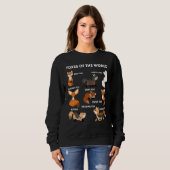 Funny Foxes Of The World Shirt Foxes Lovers Gifts  スウェットシャツ (正面フル)