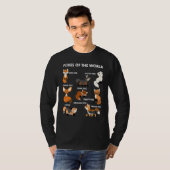 Funny Foxes Of The World Shirt Foxes Lovers Gifts Tシャツ (正面フル)