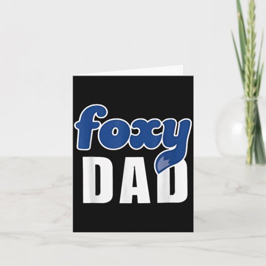 Funny Foxy Dad カード (正面)