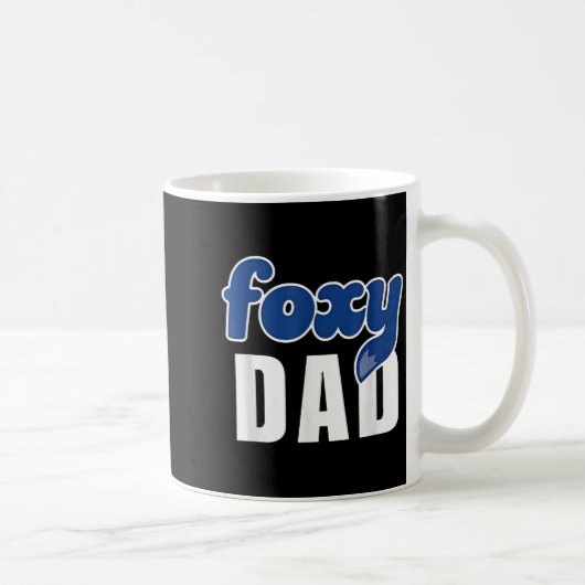 Funny Foxy Dad  コーヒーマグカップ (右)