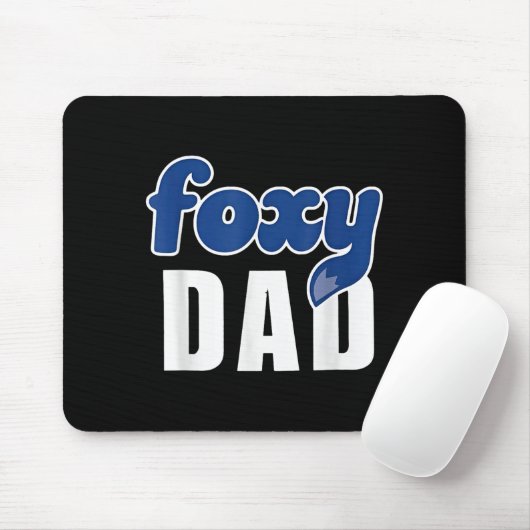 Funny Foxy Dad  マウスパッド (マウス)