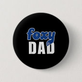 Funny Foxy Dad 缶バッジ (正面)