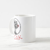 Funny Freak Rudolph The Red Nosed Reindeer Christm コーヒーマグカップ (正面左)