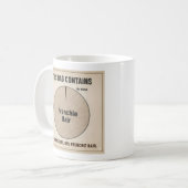 Funny Frenchie Hair Pie Chart Dog Mom Coffee Mug コーヒーマグカップ (正面左)